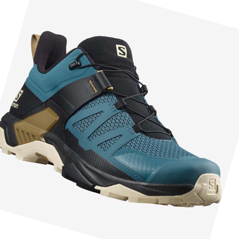 Aqua Salomon X ULTRA 4 Men's Hiking Shoes | QYWNAHP-41