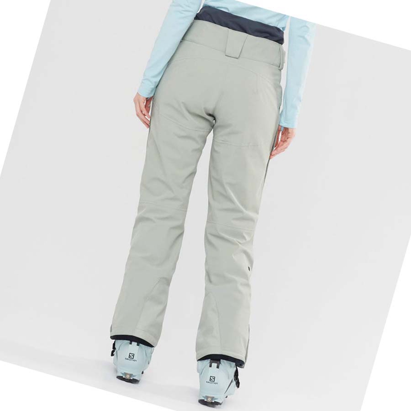 Beige Salomon PROOF LIGHT Women's Ski Pants | UAMJPWH-98