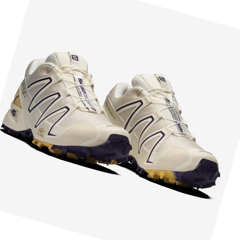 Beige Salomon SPEEDCROSS 3 Women's Sneakers | NJLEWQI-06