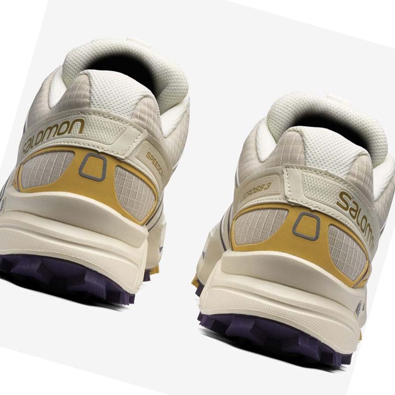 Beige Salomon SPEEDCROSS 3 Women's Sneakers | NJLEWQI-06