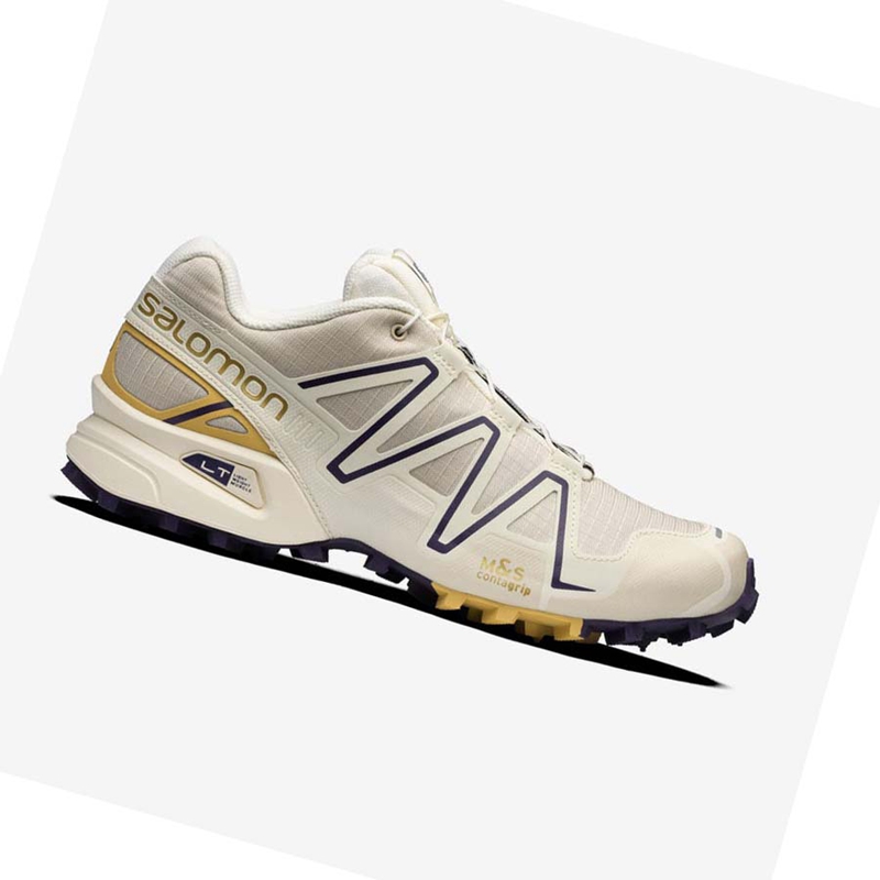 Beige Salomon SPEEDCROSS 3 Women\'s Sneakers | NJLEWQI-06