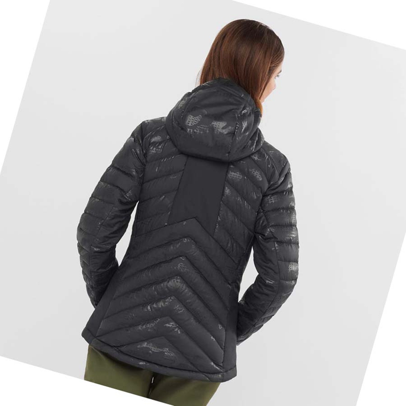 Black / Black Salomon ESSENTIAL XWARM DOWN INSULATED Women's Jackets | LVJFZOB-70