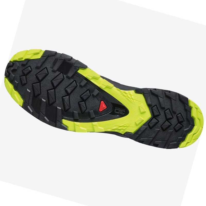 Black / Olive Salomon XA WILD GORE-TEX Men's Trail Running Shoes | AYFXINW-65