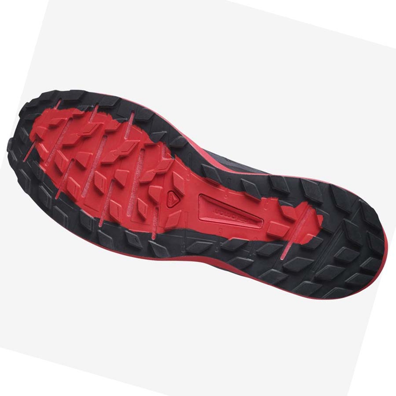 Black / Red  Salomon SENSE RIDE 4 Men's Trail Running Shoes | NGFYMJQ-13