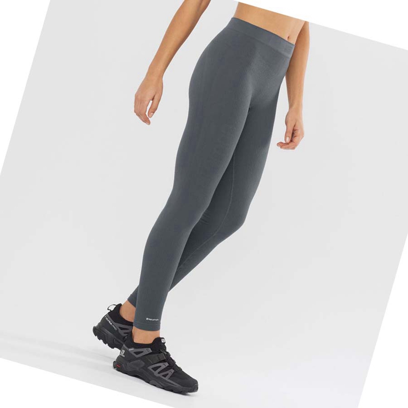 Black Salomon ESSENTIAL SEAMLESS Women's Pants | VPXJWLM-24