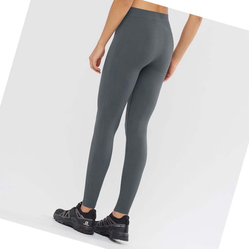 Black Salomon ESSENTIAL SEAMLESS Women's Pants | VPXJWLM-24