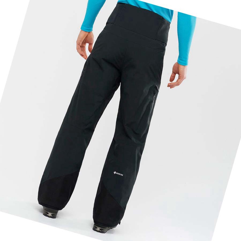 Black Salomon GRAVITY GORE-TEX Men's Ski Pants | LTSEQYA-93