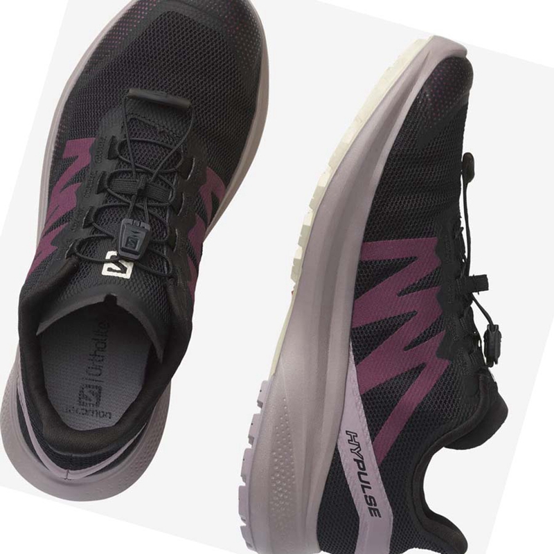 Black Salomon HYPULSE Trail Women's Trail Running Shoes | OUFHXME-12