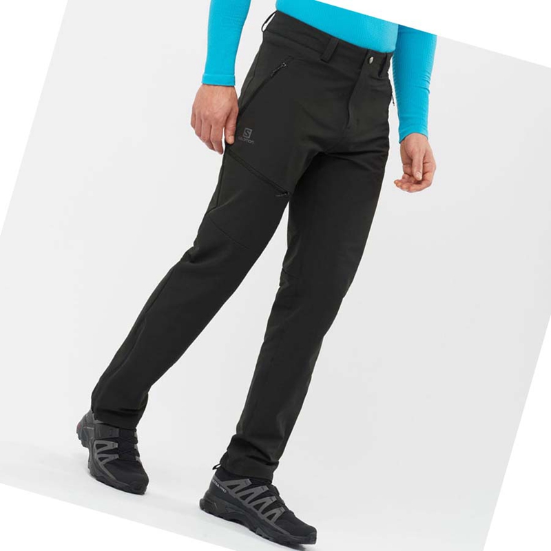 Black Salomon OUTPEAK WARM Men's Pants | LDTNRFJ-12