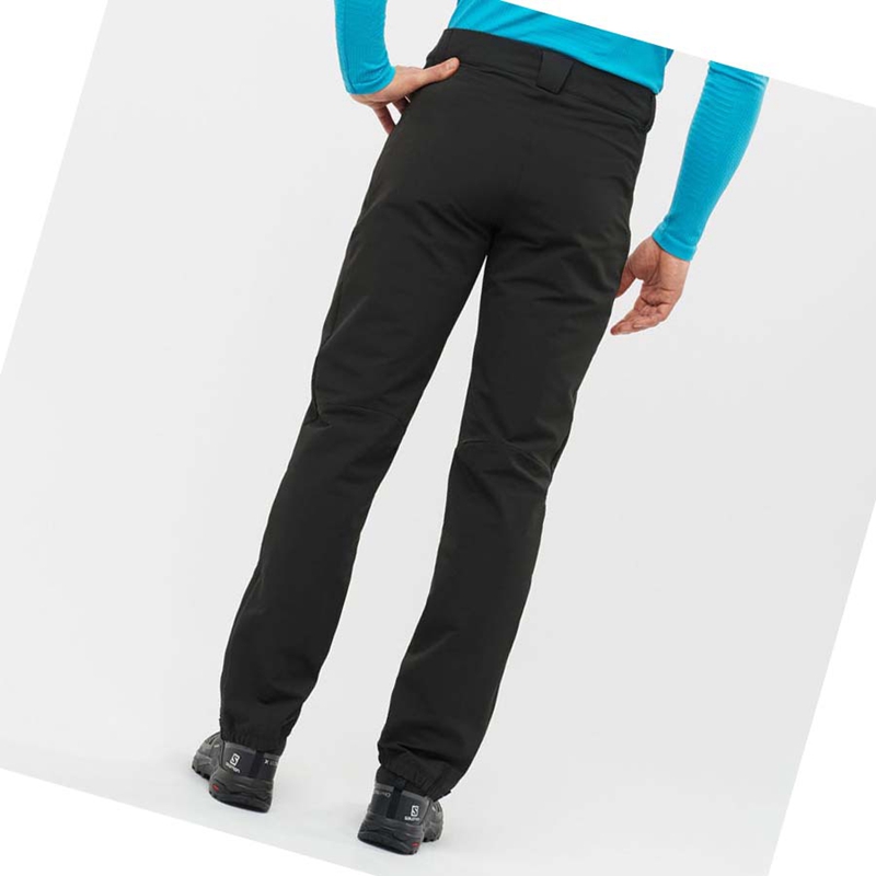 Black Salomon OUTPEAK WARM Men's Pants | LDTNRFJ-12