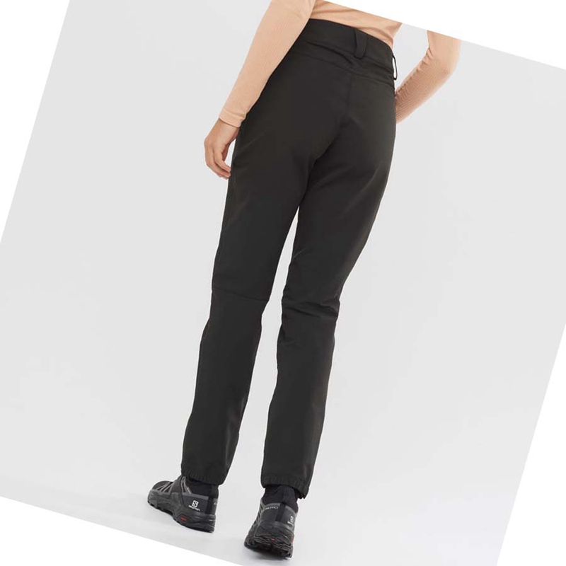 Black Salomon OUTPEAK WARM Women's Pants | PVNOCBQ-87