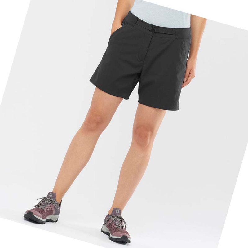 Black Salomon OUTRACK Women's Shorts | QRTFVJK-46