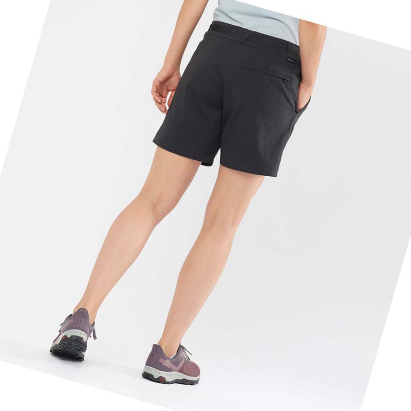 Black Salomon OUTRACK Women's Shorts | QRTFVJK-46