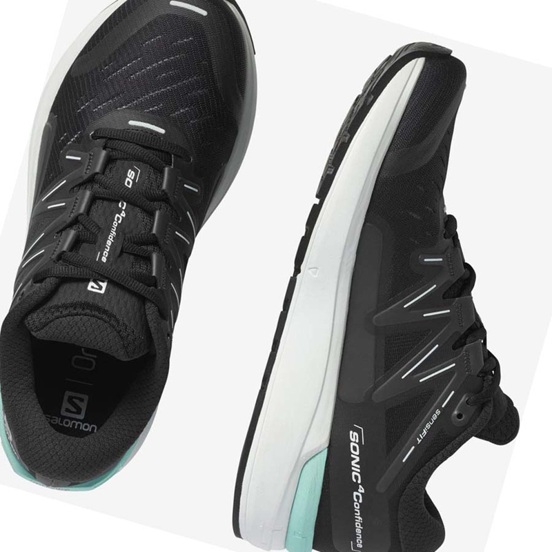 Black Salomon SONIC 4 Women's Running Shoes | CDMIYUP-12