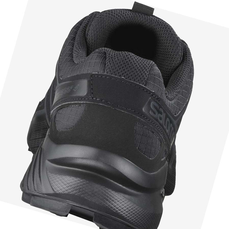 Black Salomon SPEEDCROSS 4 WIDE FORCES Men's Boots | RPYAVGW-40