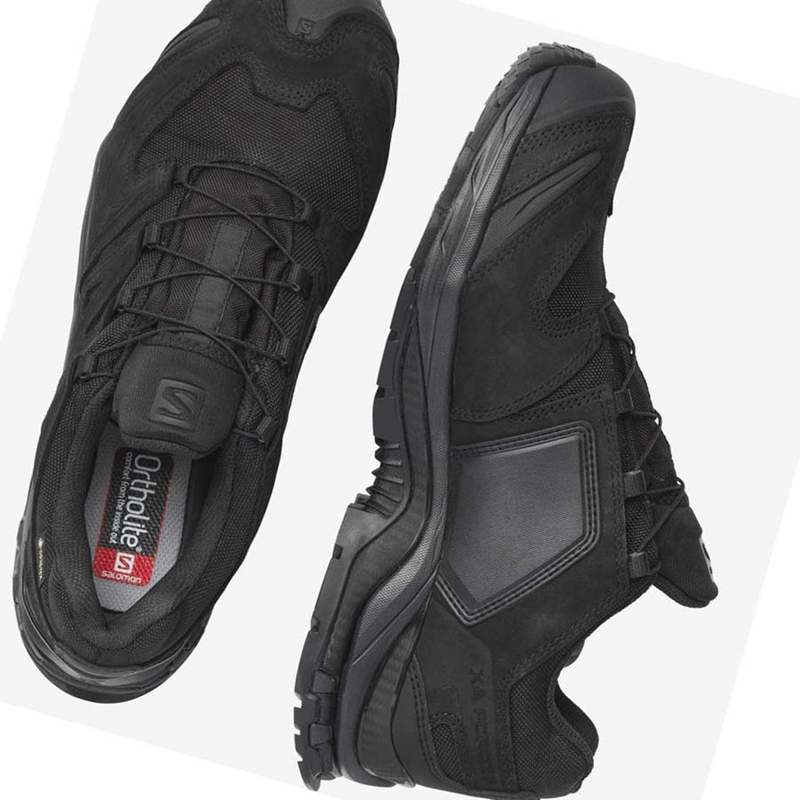 Black Salomon XA FORCES GORE-TEX Men's Boots | OAXCGNT-18