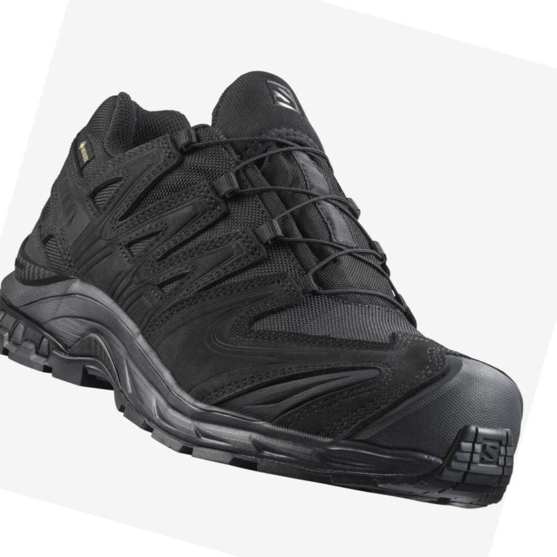 Black Salomon XA FORCES GORE-TEX Men's Boots | OAXCGNT-18