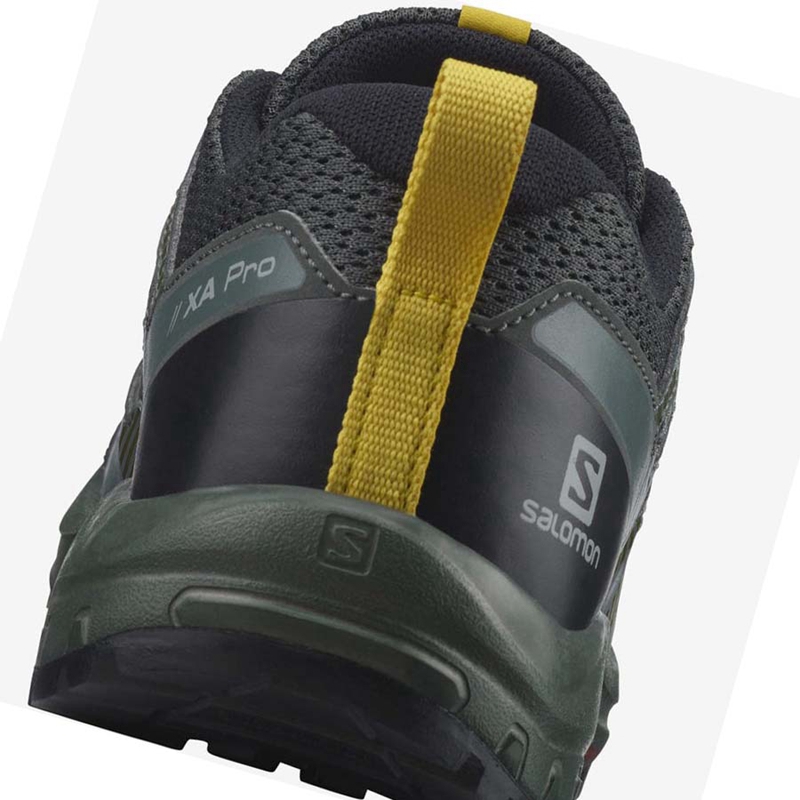 Black Salomon XA PRO V8 Kids' Hiking Shoes | LPNIQZK-43