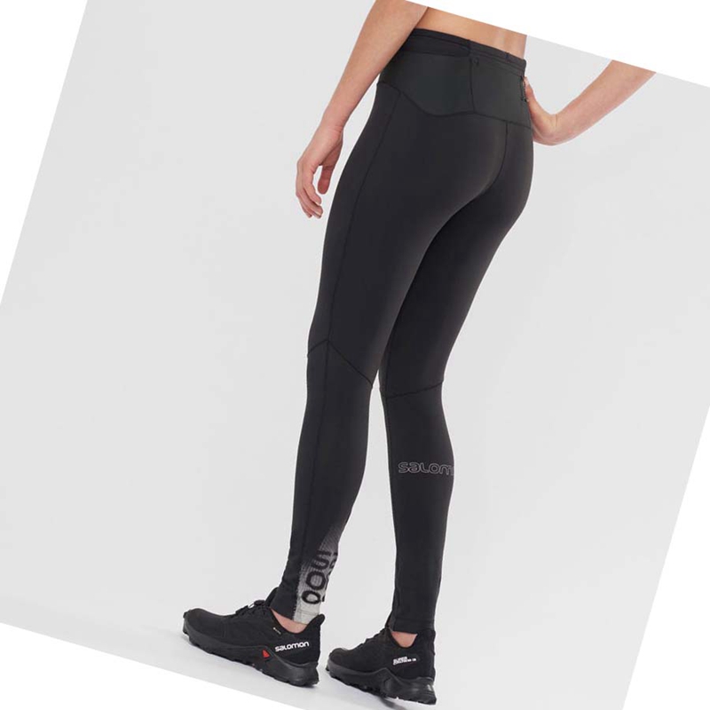 Black Salomon XA WARM Women's Pants | JWMFOAP-53