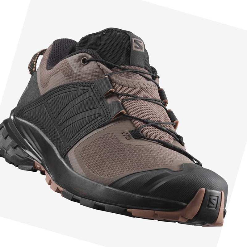 Black Salomon XA WILD Women's Trail Running Shoes | BFHMWLG-16