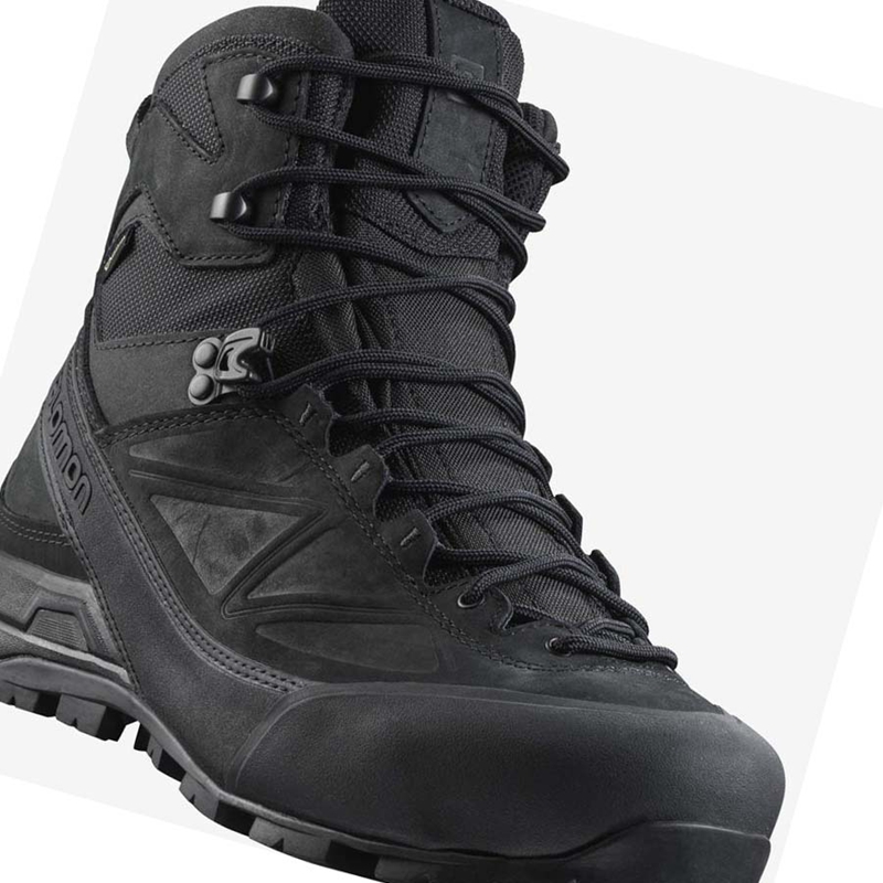 Black Salomon X ALP GORE-TEX FORCES Men's Boots | SVGJFKZ-06