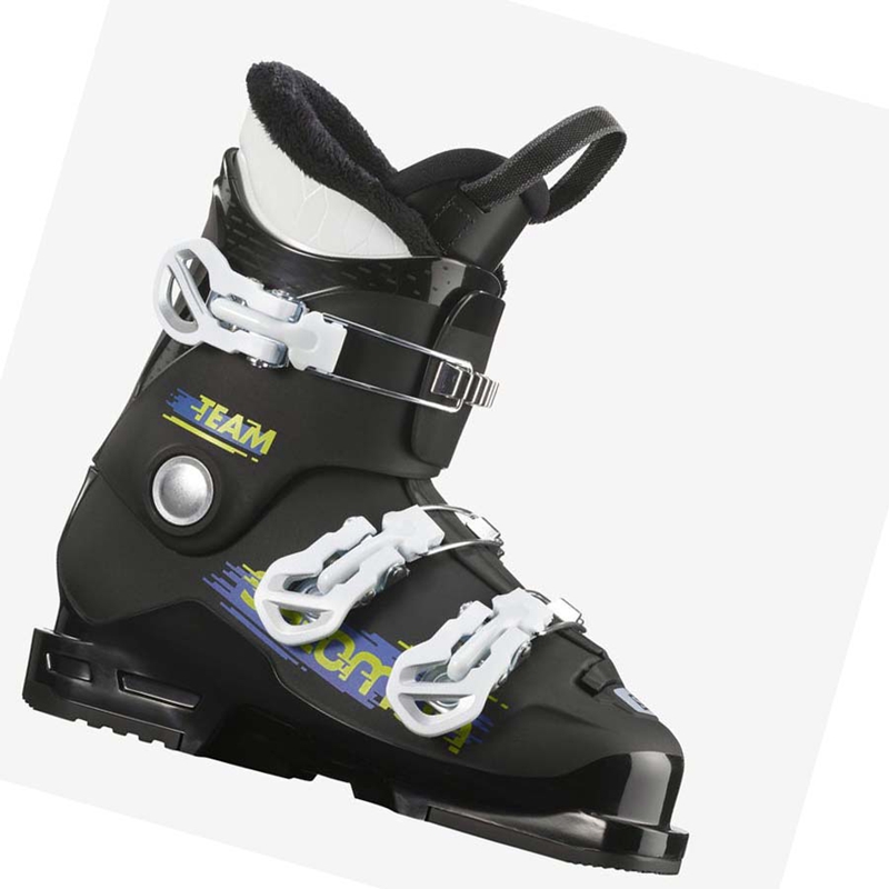 Black / White Salomon TEAM T3 Kids\' Ski Boots | DQIXYHU-17