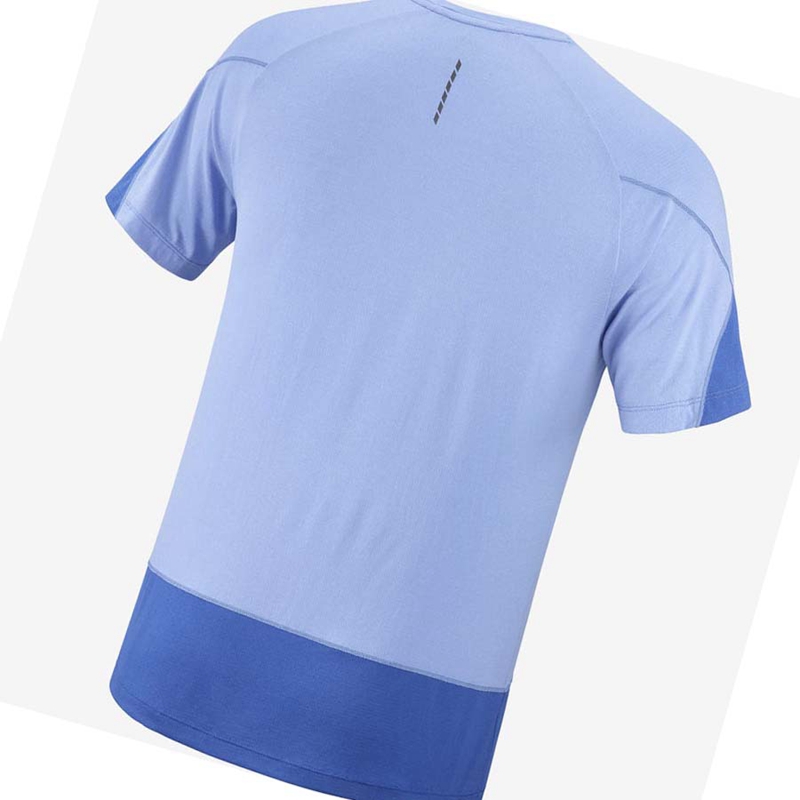 Blue Salomon CROSS RUN GRAPHIC Men's T Shirts | XJUTVIF-63