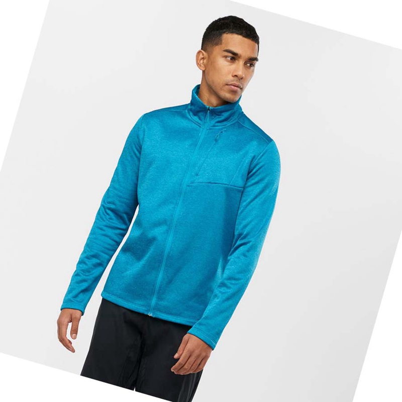 Blue Salomon ESSENTIAL LIGHTWARM HEATHER Men's Hoodie | MKIQEYH-21