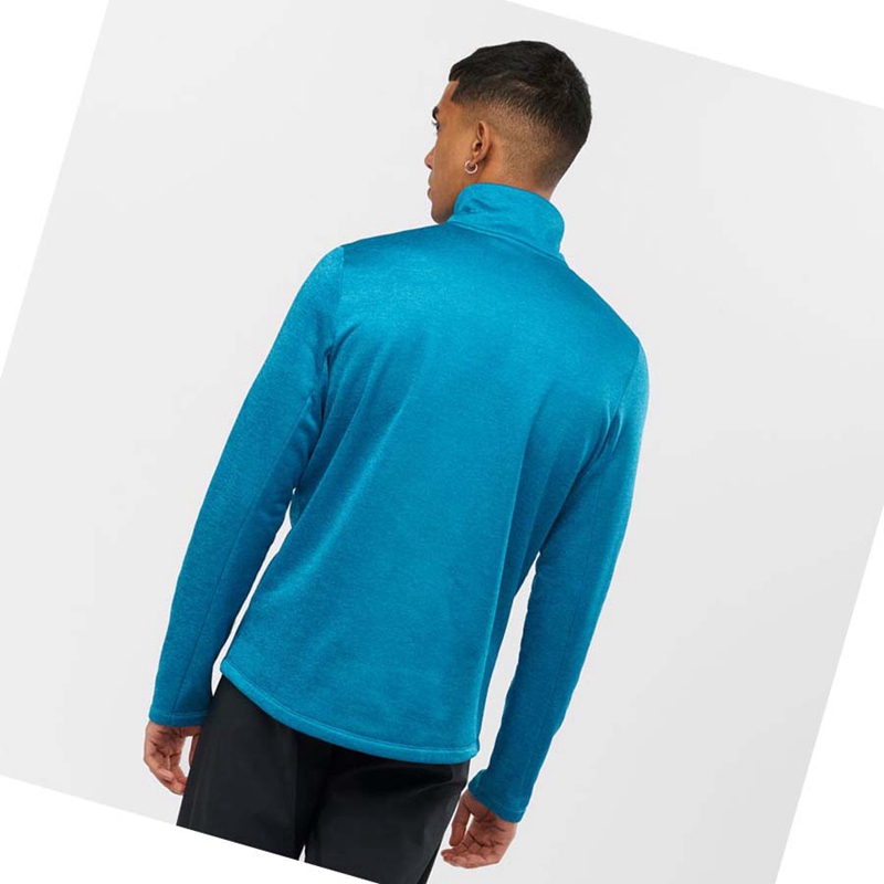 Blue Salomon ESSENTIAL LIGHTWARM HEATHER Men's Hoodie | MKIQEYH-21