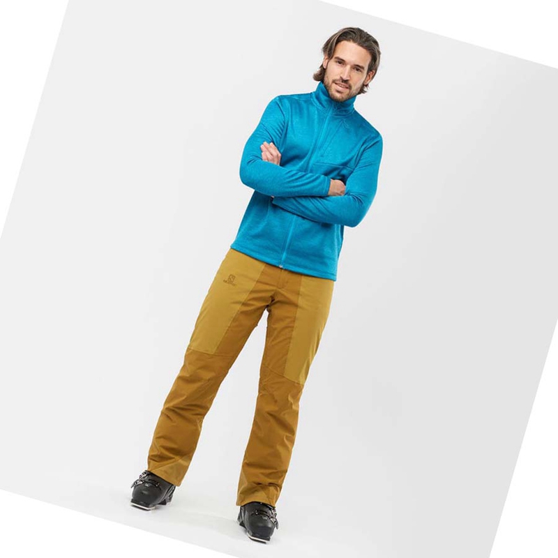 Blue Salomon ESSENTIAL LIGHTWARM HEATHER Men's Hoodie | MKIQEYH-21