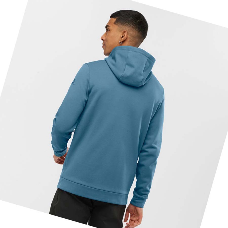 Blue Salomon ESSENTIAL WARM FLEECE Men's Hoodie | JCXZRWT-80