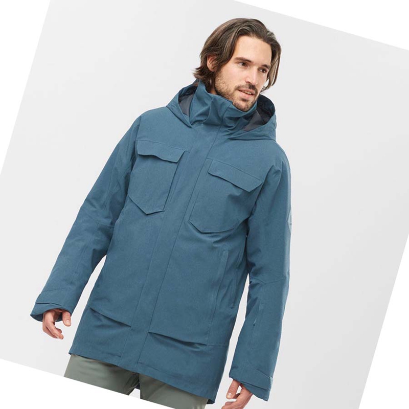 Blue Salomon STANCE CARGO Men's Ski Jackets | IRUAWOM-08