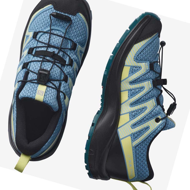 Blue Salomon XA PRO V8 Kids' Hiking Shoes | NRGIQUB-30