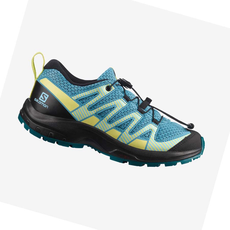 Blue Salomon XA PRO V8 Kids\' Trail Running Shoes | REWAUKZ-50