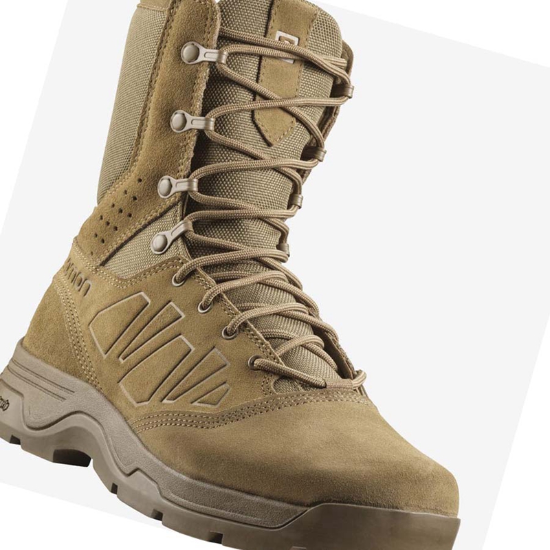 Brown Salomon GUARDIAN FORCES Women's Boots | XSPHUNC-51