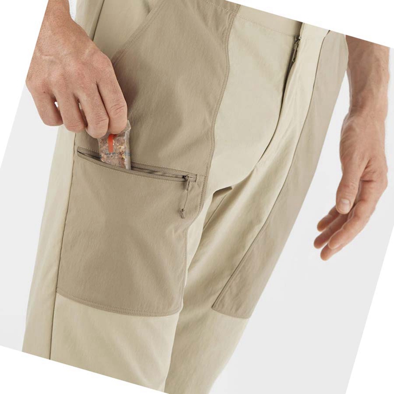 Brown Salomon OUTRACK Men's Pants | SMPRDAE-96