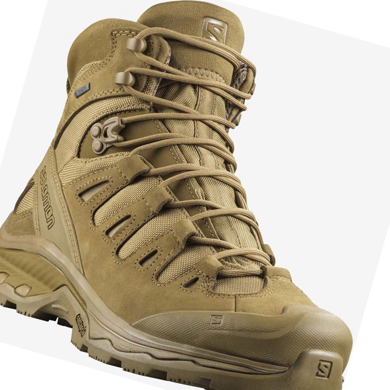 Brown Salomon QUEST 4D GORE-TEX FORCES 2 Men's Boots | ORPUGVT-01