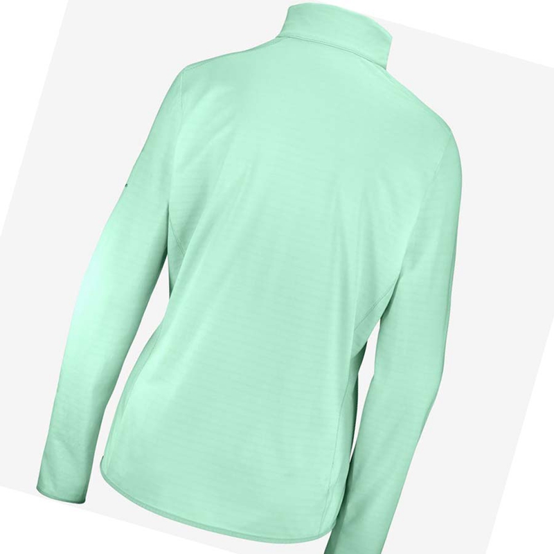 Green Salomon ESSENTIAL LIGHTWARM Women's Hoodie | RCMJBNT-97