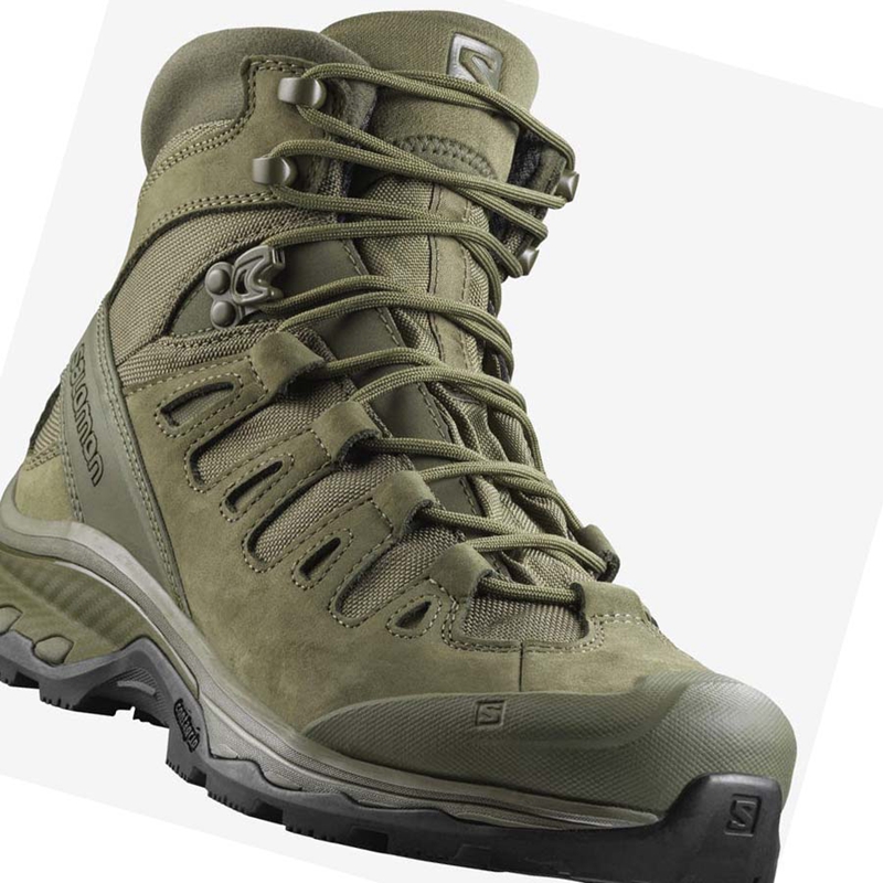 Green Salomon QUEST 4D FORCES 2 EN Men's Boots | VAREPCU-06