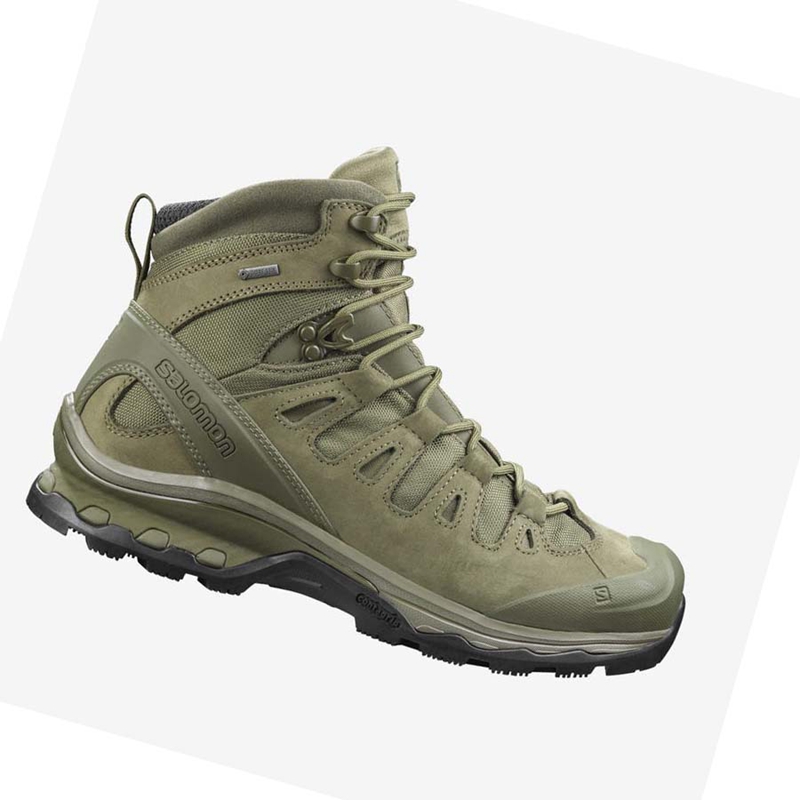 Green Salomon QUEST 4D GORE-TEX FORCES 2 EN Women\'s Boots | BTUZLAI-73