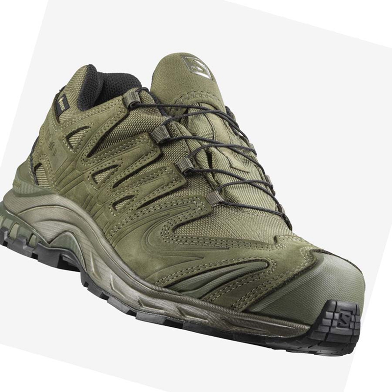 Green Salomon XA FORCES GORE-TEX Men's Boots | LADQWBJ-98