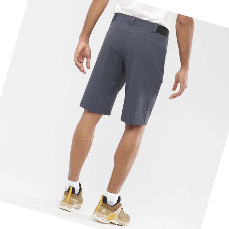 Grey  Salomon WAYFARER Men's Shorts | ZUFHOTG-12