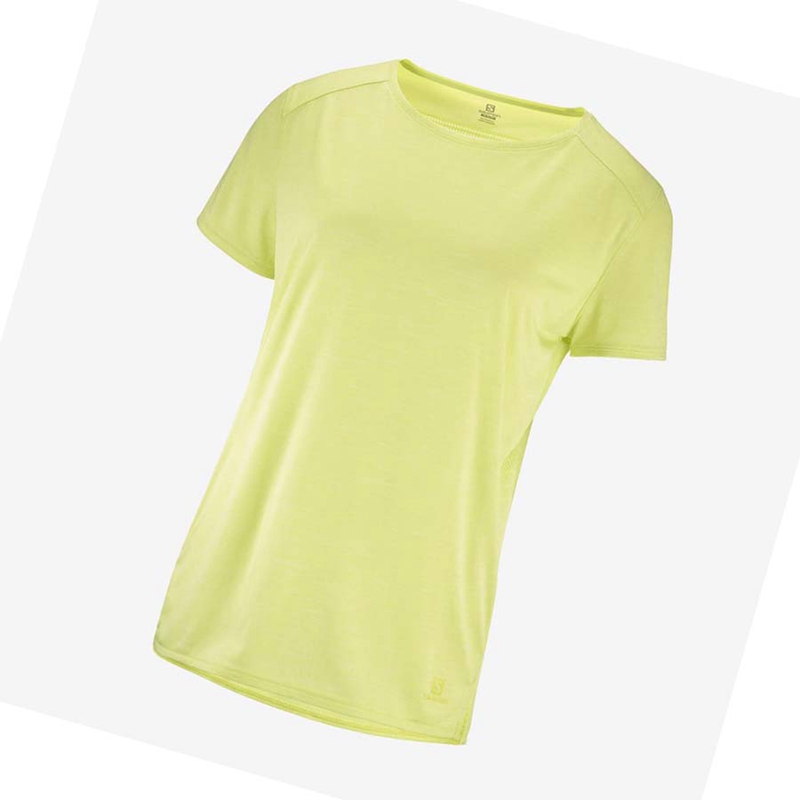 Mint Salomon OUTLINE SUMMER Women\'s T Shirts | DFORHVP-02