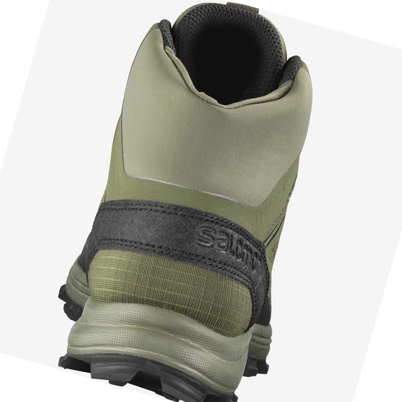 Olive Salomon SPEED ASSAULT FORCES Men's Boots | XSMHDKF-16