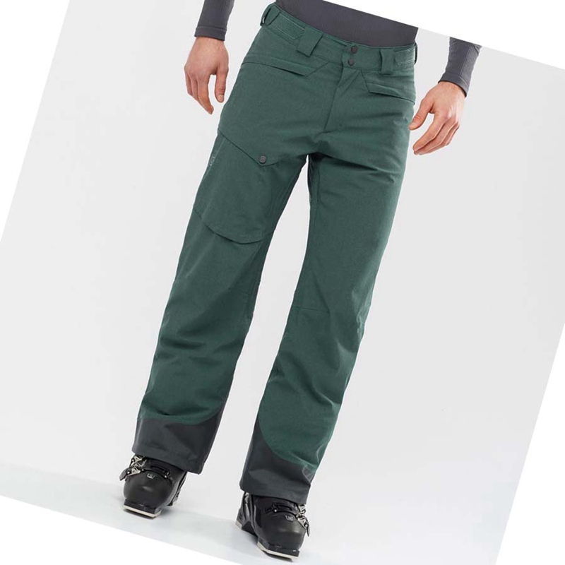 Olive Salomon UNTRACKED Men's Ski Pants | PHSCNWQ-25