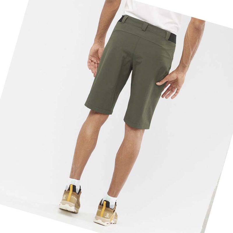 Olive Salomon WAYFARER Men's Shorts | JCAFPBE-34