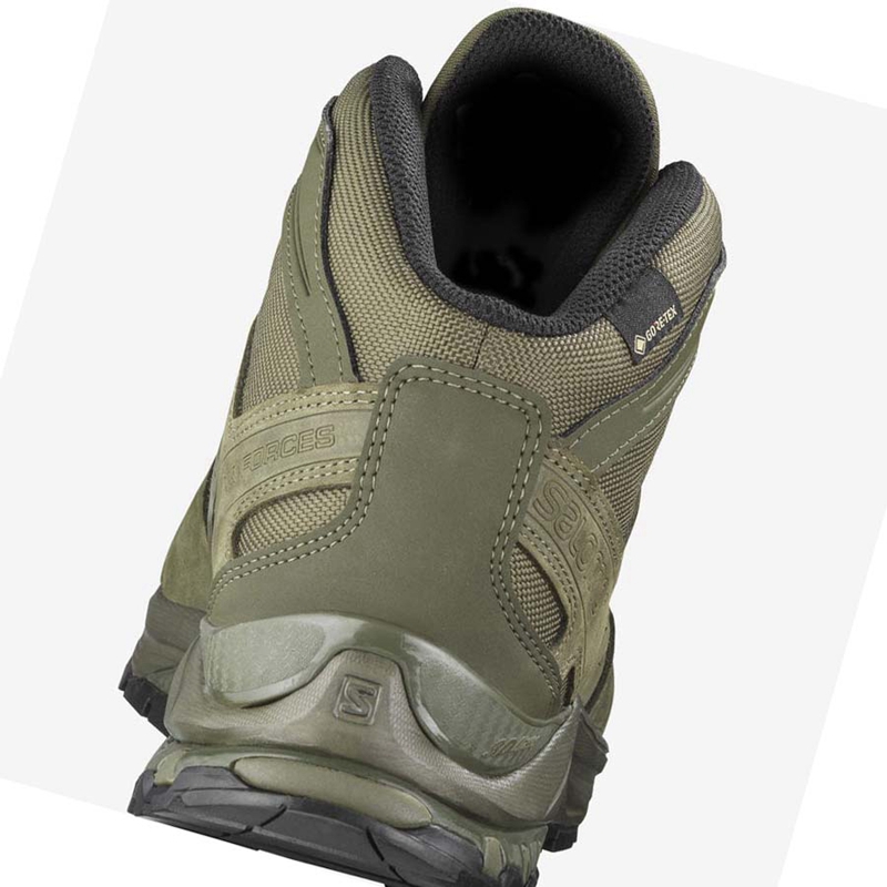 Olive Salomon XA FORCES MID GORE-TEX EN Men's Boots | DTWUNPA-10