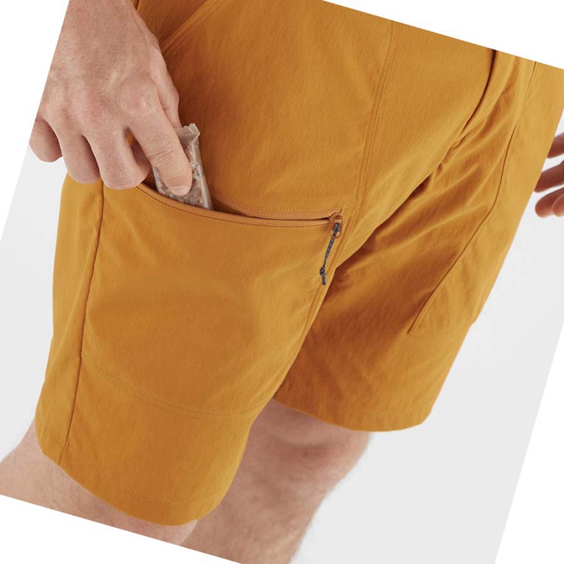 Orange Salomon OUTRACK Men's Shorts | ITGUQNA-09