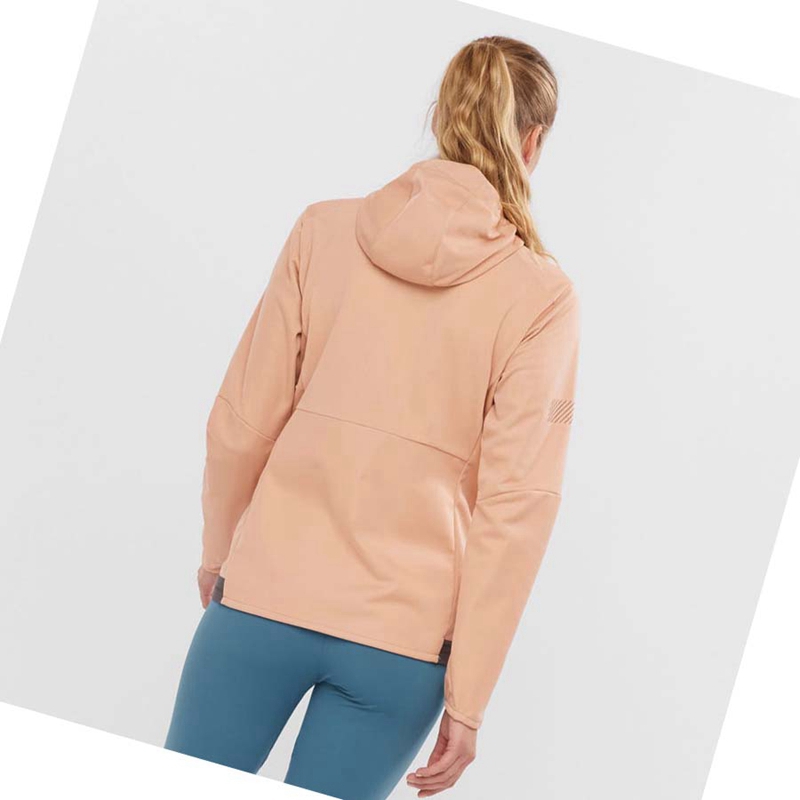 Pink Salomon GORE TEX INFINIUM™ WINDSTOPPER® Women's Jackets | KARIEJG-83