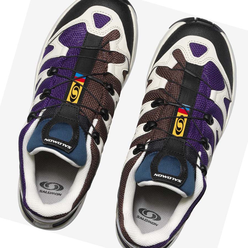 Purple / Chocolate / Blue Salomon XA PRO 1 Men's Sneakers | HVQCOXT-57